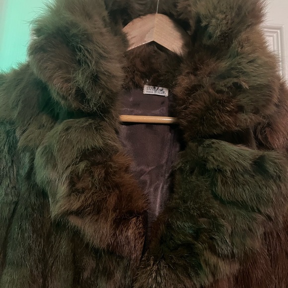 Vintage ‼️ Ladies full length rabbit coat - Picture 6 of 8